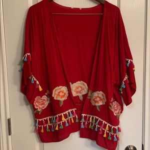 🌸🌺 fiesta cardigan! Light weight.